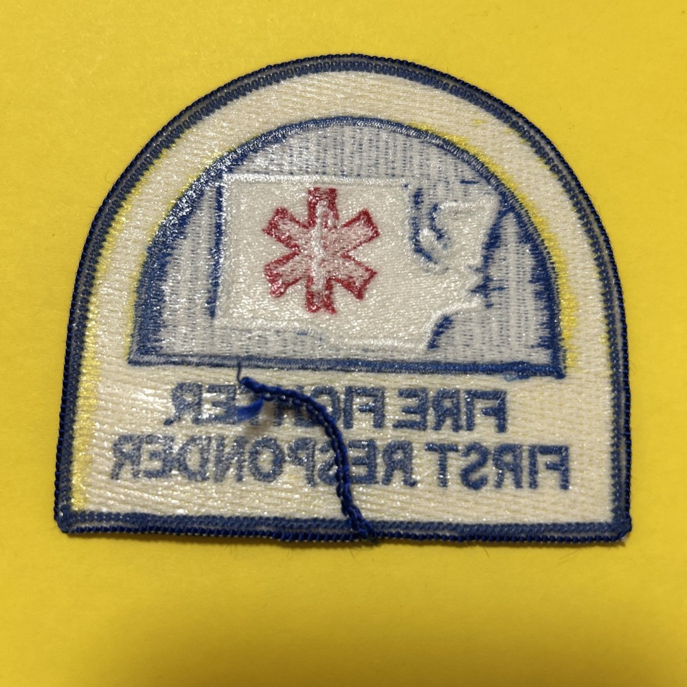 Vintage Fire Station Washington State Responder Patch Dept. Engine Firefighter
