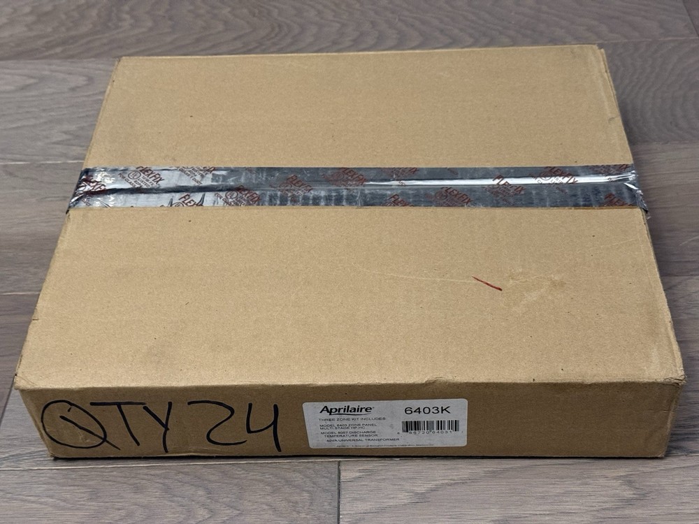 Aprilaire 6403K M-Stage 3-Zone Control Panel Kit DAT Sensor 24V 40VA Transformer