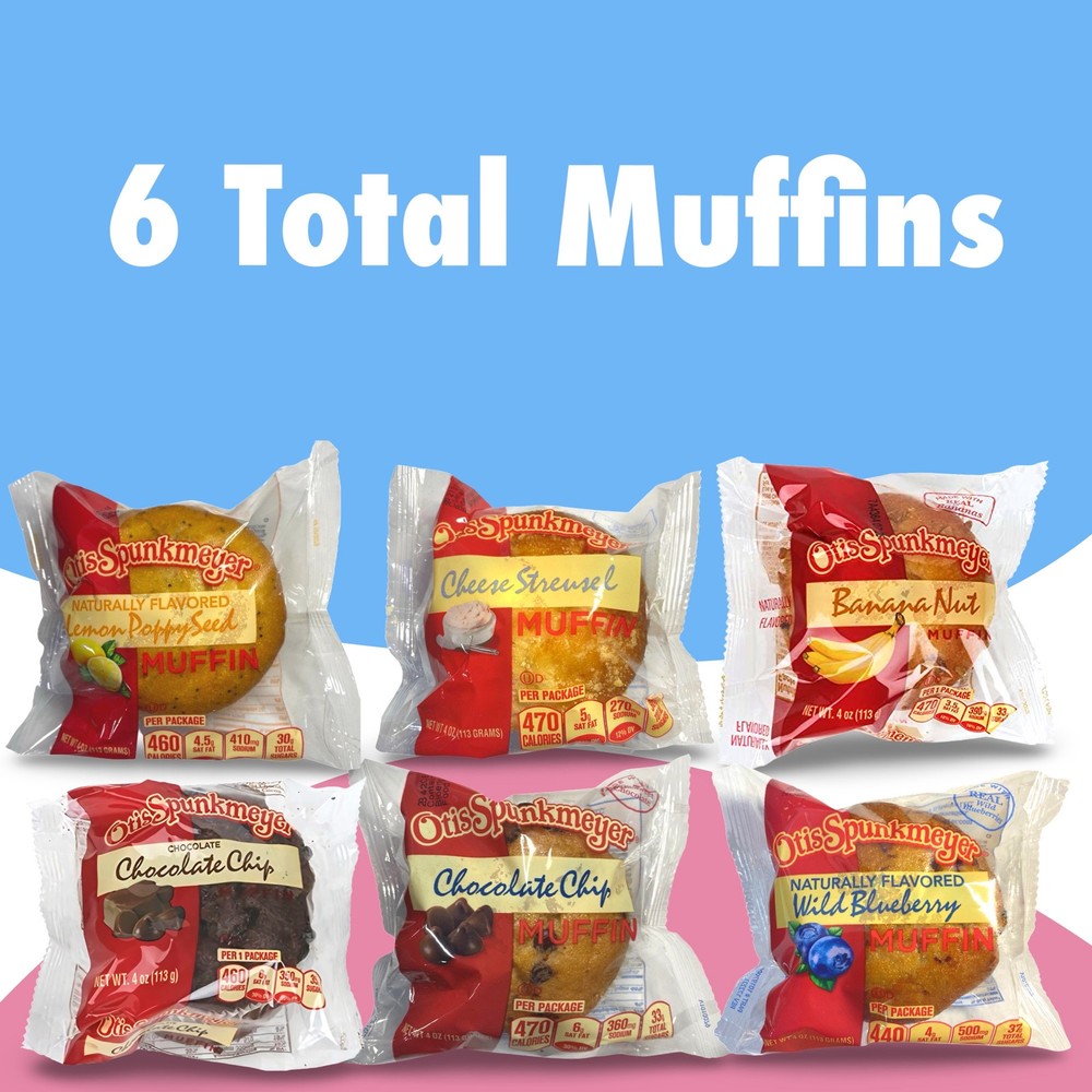 Otis Spunkmeyer Otis Spunkmeyer 10 Unique Snack Cakes Sampler Pack Includes Brow