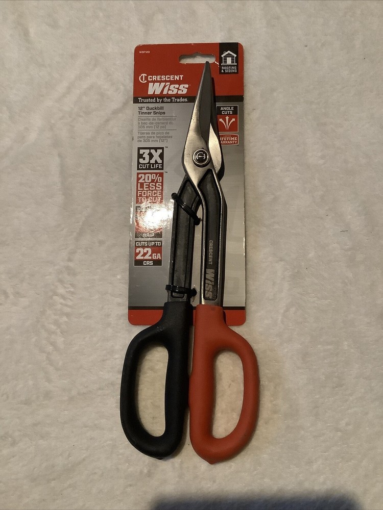 Cresent Wiss 12" Duckbill Pattern Tinner Snips WDF12D *NEW*