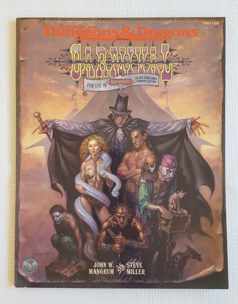 CARNIVAL 2ND EDITION DUNGEONS & DRAGONS RAVENLOFT TSR