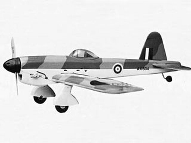 Model Airplane Plans (UC): MILES M.20 Scale 28" Stunter for 1.5cc (.10ci) Engine