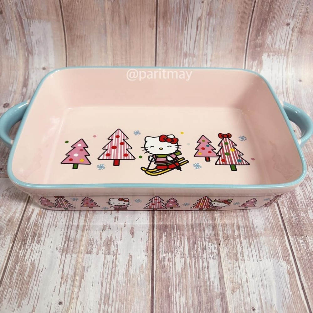 Sanrio Hello Kitty Christmas Ice Skates Rectangular Baking Pan (NEW IN BOX)