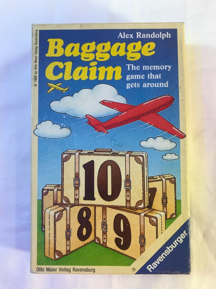Baggage Claim Memory Game - Ravensburger 1988 - Complete