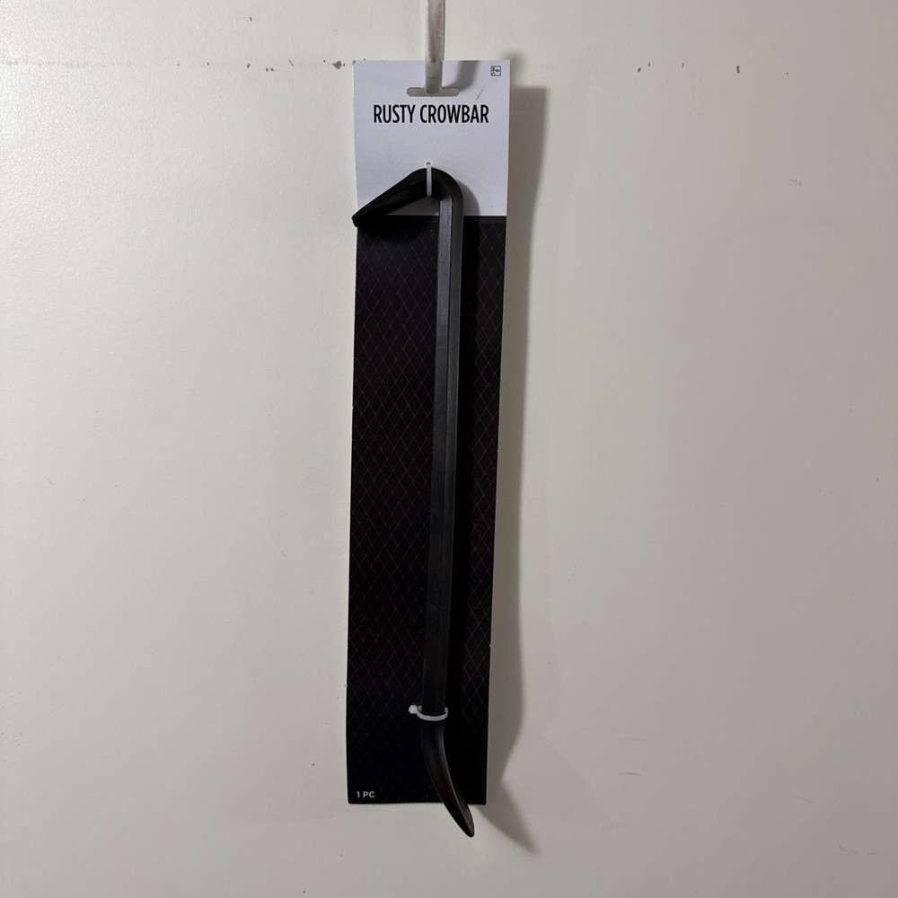 Rusty Crowbar Plastic Accessory 18 Inch A Prop K Crowbar Halloween Prop