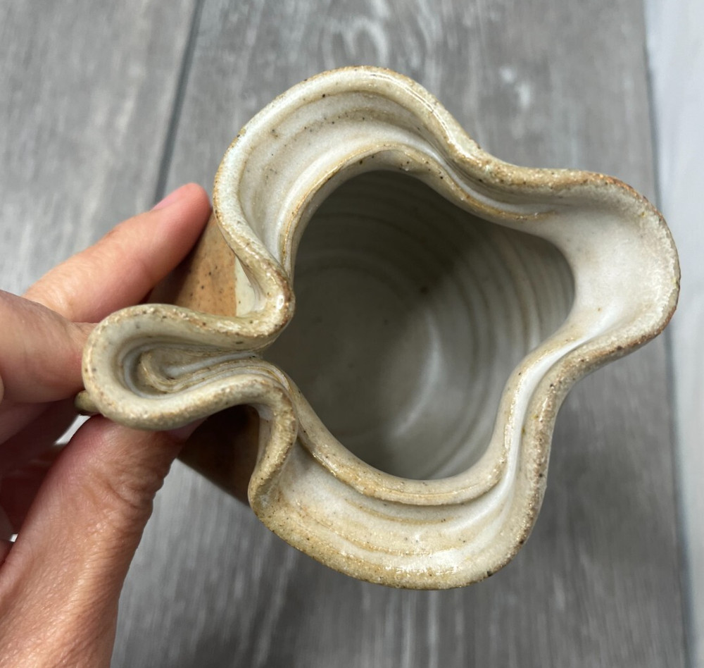 Lot/2 Art Pottery Creamer & Small Pitcher