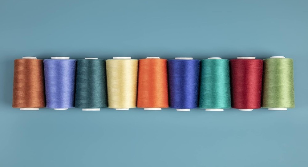 Natural White 40 Weight Polyester Thread 6000 Yards Ideal for Quilting Projects