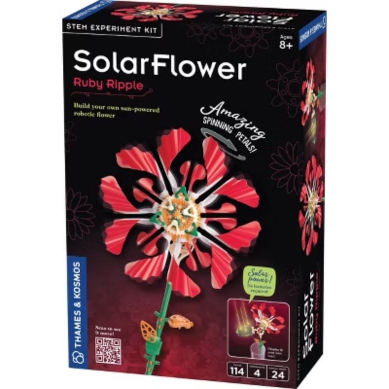 Solar Powered Robotic Flower - DIY Mechanical STEM Science Toy
