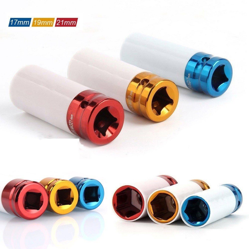 High Quality Nut Socket Sleeve 17 /19/ 21mm Colorful Protection Sleeve