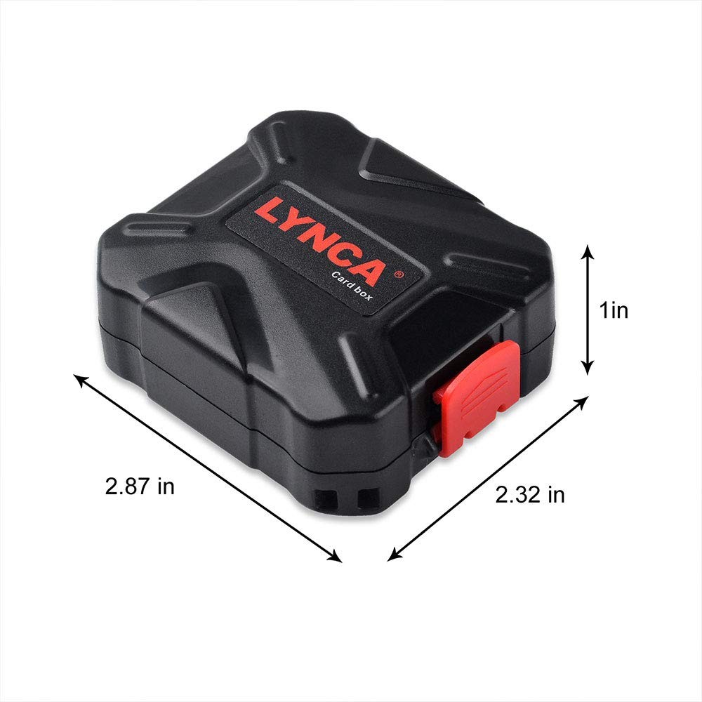 Memory Card Case Holder, Memory Card Hard Protector Case Professional Water-R...