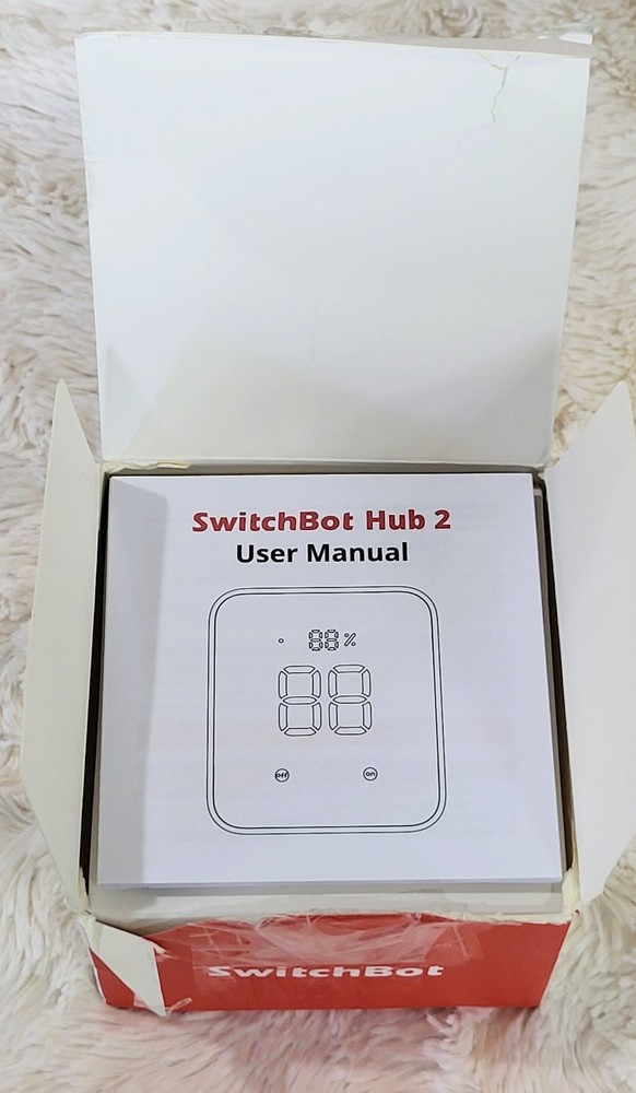 SwitchBot Hub 2 White Smart IR Remote Built-in Meter Wireless Smart Home Hub