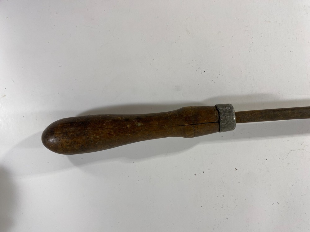 Vintage Long Handle Wood Chisel Scraper Gouge 17.5" Woodworking Tool