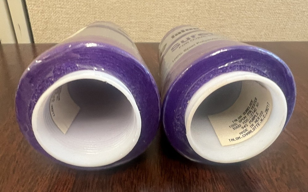 Coats Surelock Overlock Thread 3,000yd-Purple 6110-945
