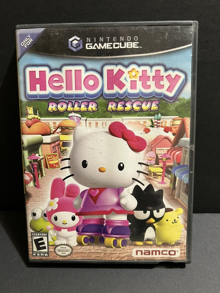 **NO GAME** Hello Kitty Roller Rescue Nintendo GameCube Original Authentic Case