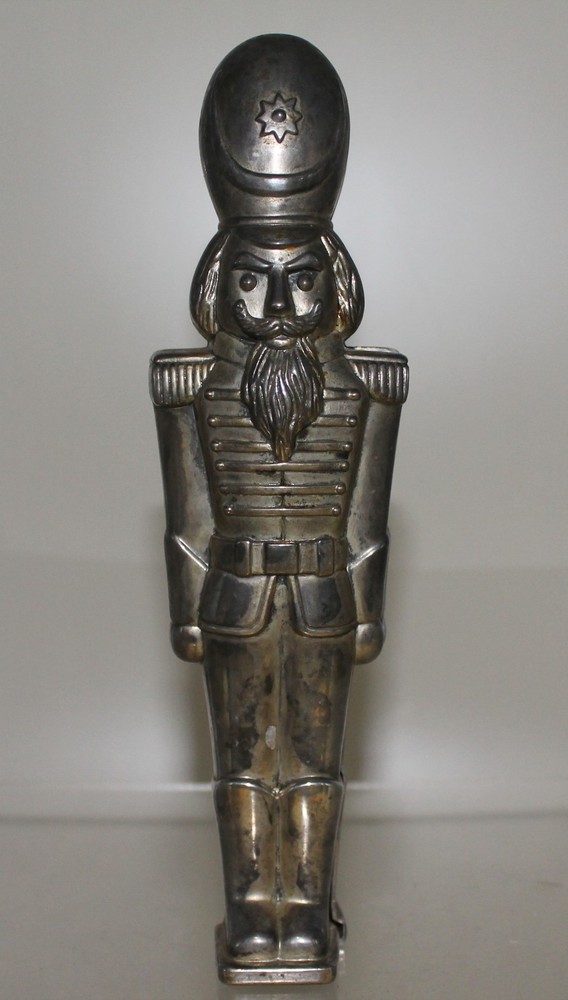 1993 Godinger Toy Soldier Silver Plated Nutcracker