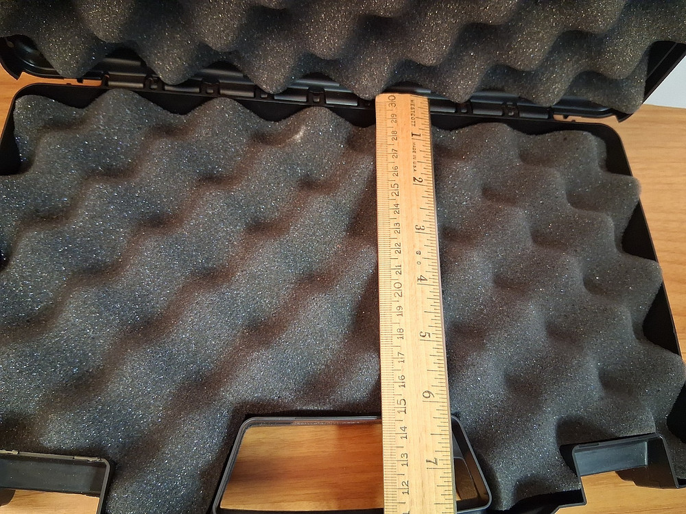 Plano Protector Series Black Pistol Case Hard Shell with Foam Padding 1403