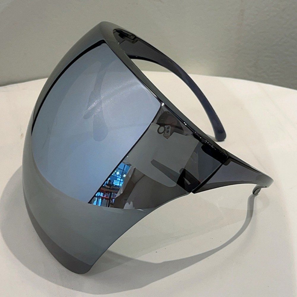 Silver Coating Protective Face Mask Riding Goggles Oversized HD Full Face Mask
