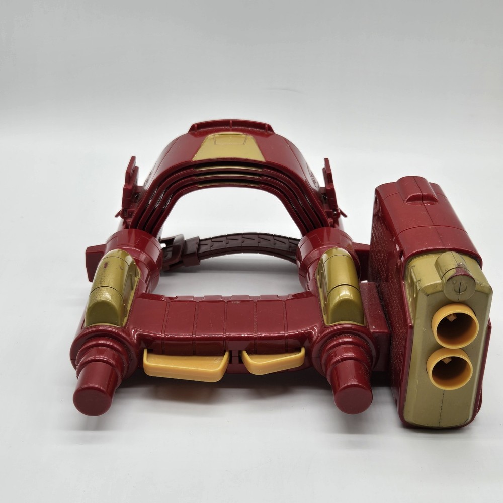 Marvel Iron Man Nerf Slide Blast Armor Dart Blaster 2015 Retractable Adjustable