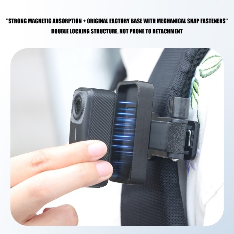 Quick Attach Backpack Clip For Suction Bracket Base Action Camera