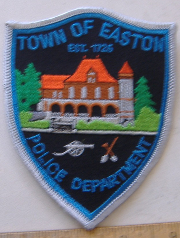 EASTON  MASSACHUSETTS  POLICE  FABRIC   PATCH