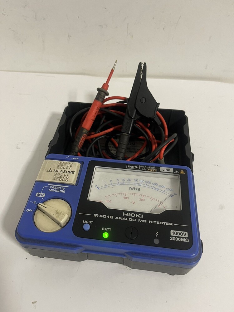 HIOKI IR4018 Analog Insulation Resistance Tester Single-Range