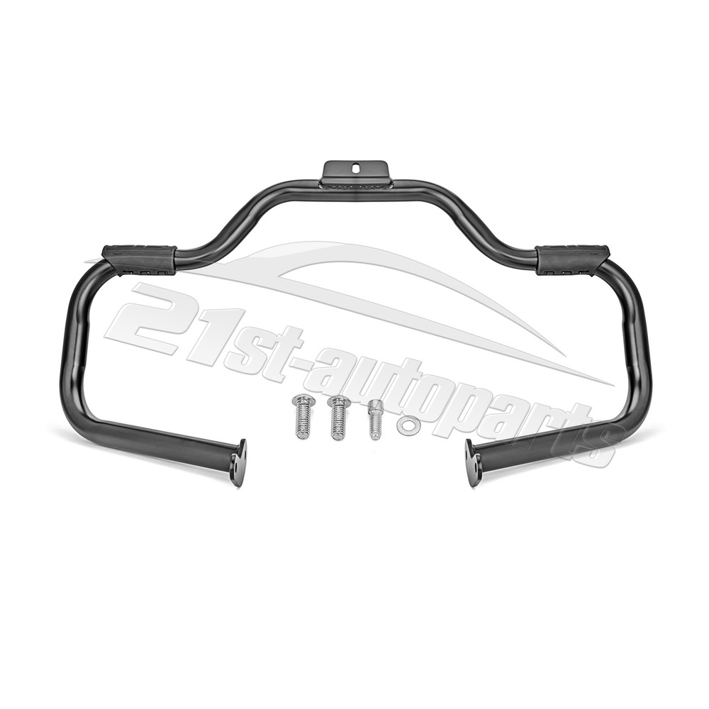 Black Engine Guard Crash Bar For 2000-2017 Harley Fat Boy FLSTF FLSTFB FLSTFBS