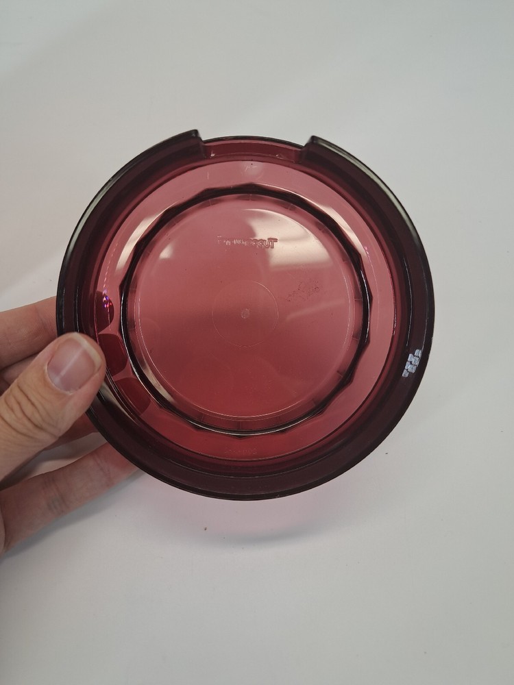 Tupperware 2 qt Pitcher Ruby Red Acrylic Proludio 2003b-2 & 2004A-2