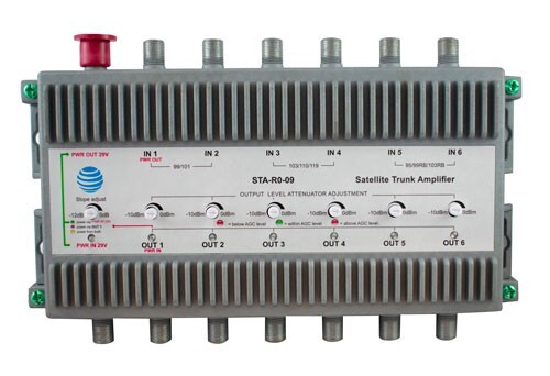 DIRECTV Six Line Satellite Amplifier