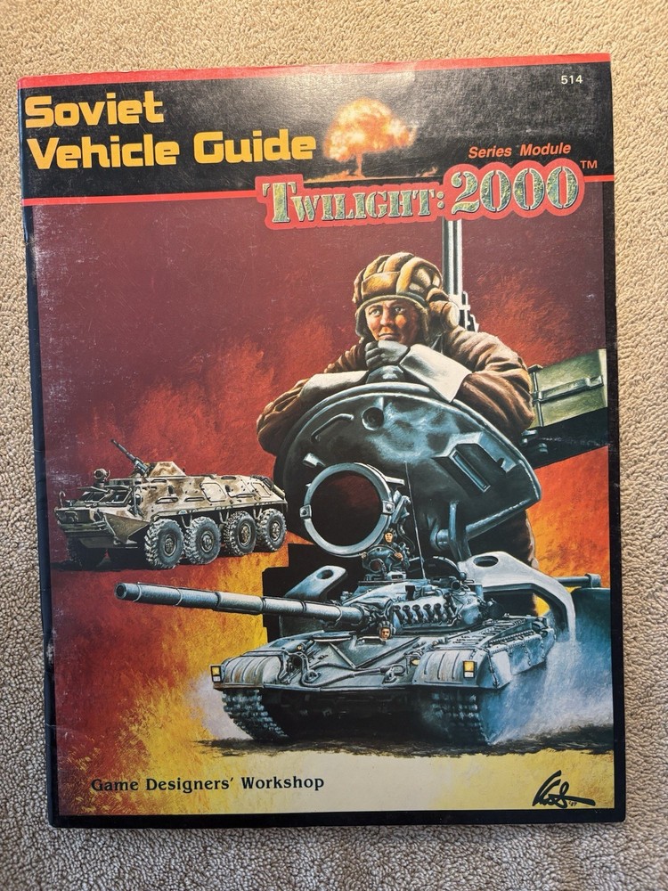 Game Designers Workshop Twilight 2000 Soviet Vehicle Guide Series Module RPG