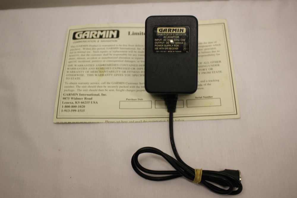 GARMIN COMMUNICATION & NAVIGATION DC12V POWER SUPPLY FOR USE WITH GPS RECEIVER