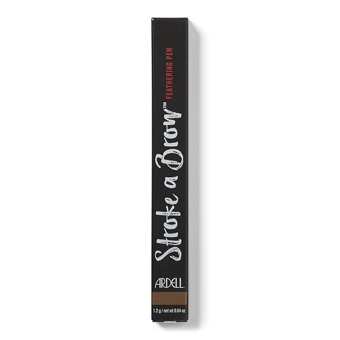 Ardell Beauty Stroke a Brow Feathering Pen, Medium Brown