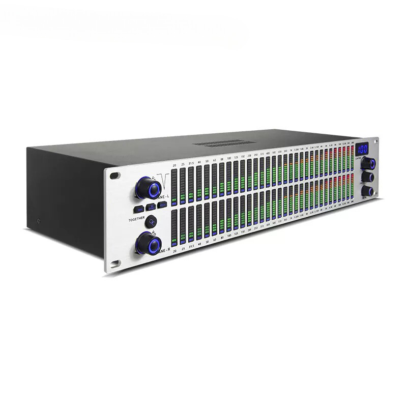 Q-312 Professional Audio System Standard 2U Design Led Player Digital Equalizer