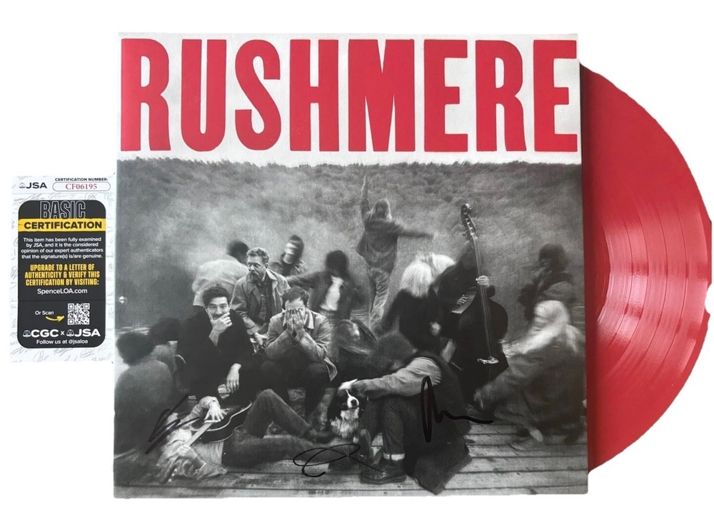 MUMFORD & SONS RUSHMERE Signed Vinyl LP Record and JSA COA Marcus +2