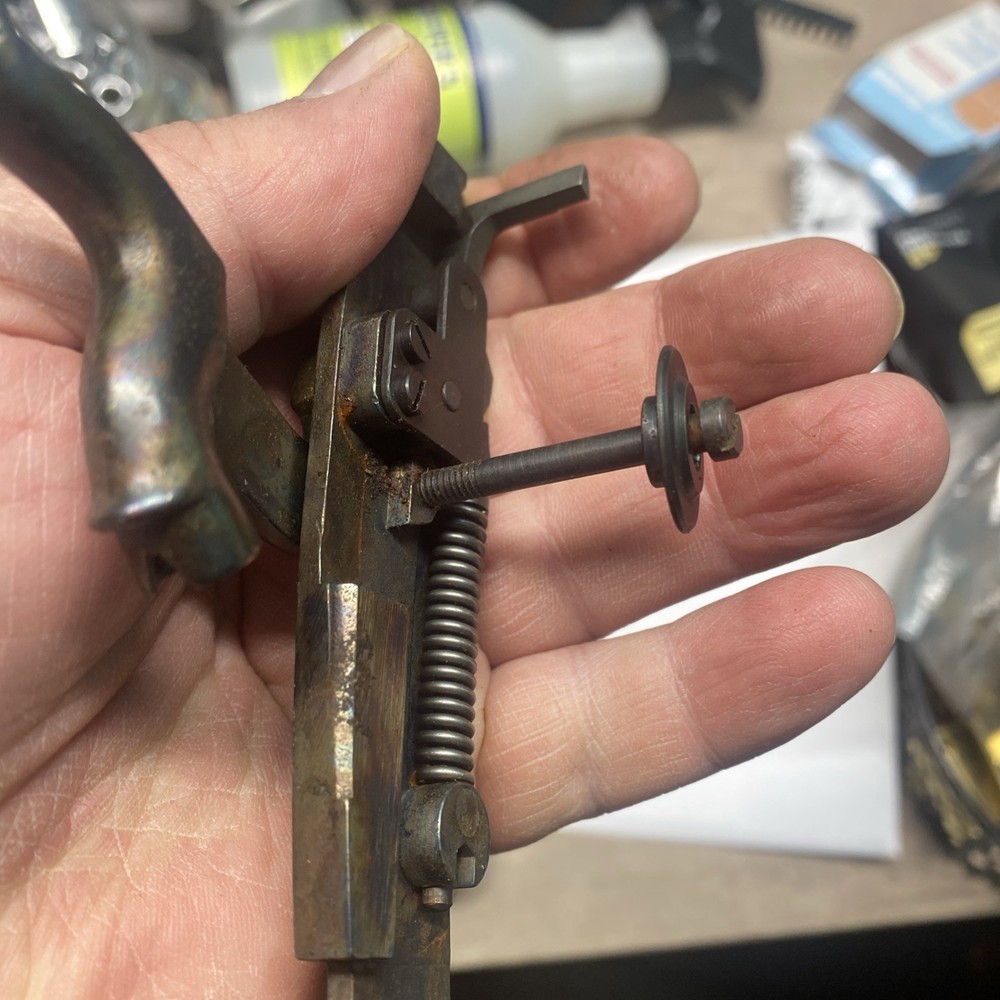 Thompson Center Muzzleloader Lock Assembly with Brass Bushing and Bolt.