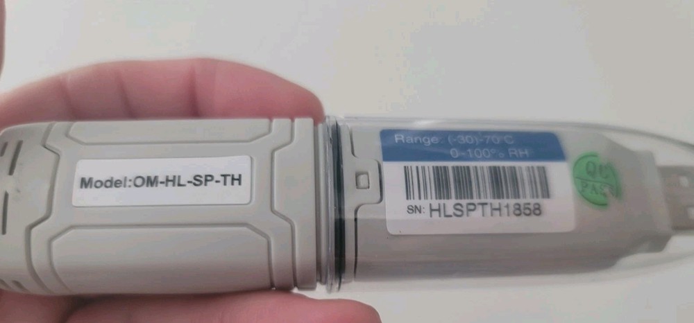 Omega Temperature and Humidity USB Data Logger (OM-HL-SP-TH)