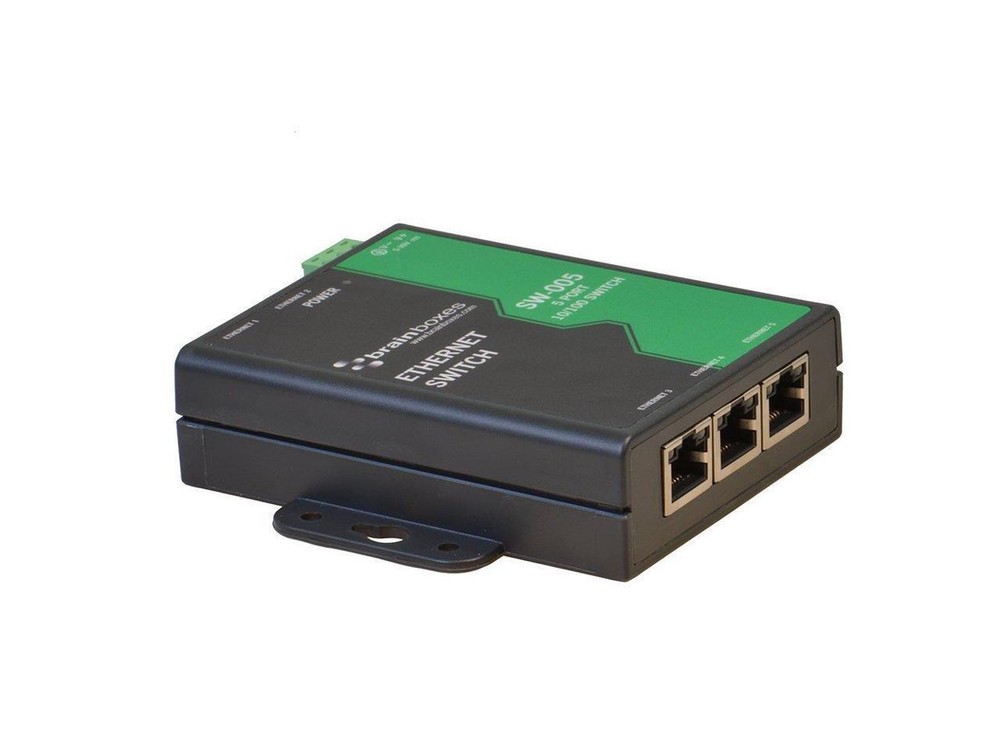 Brainboxes SW-005 Unmanaged Ethernet Switch 5 Ports