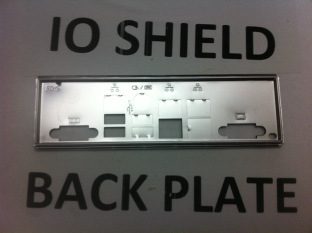 SuperMicro IO SHIELD BACKPLATE FOR X9DRFR