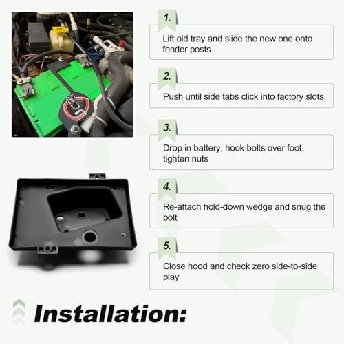Battery Tray Battery Holder Mount Base Bracket Plastic Compatible with 1998