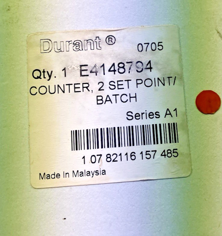 DURANT E4148794 COUNTER/TIMER
