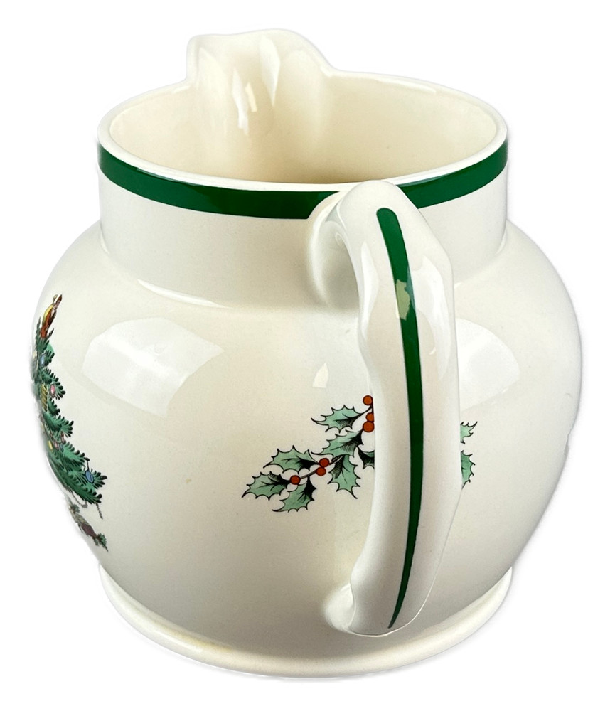 Spode Christmas Tree Jug Pitcher England VTG 24 oz