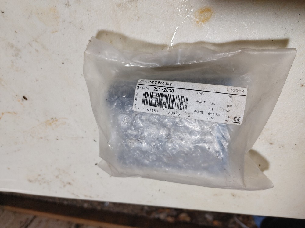 Size 2 Track End Stop Part No. 29172030 (GSDE)