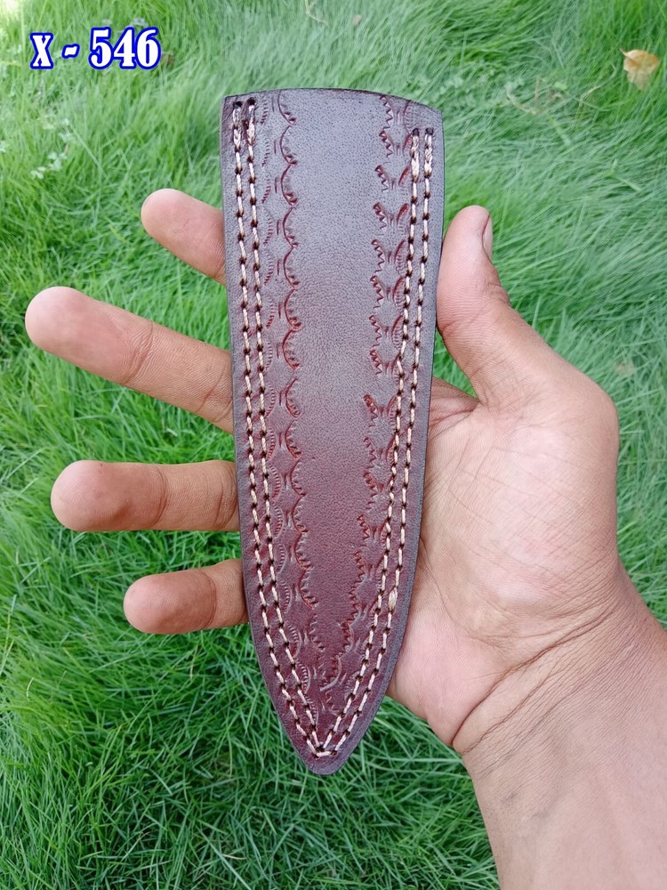 Custom Handmade Fixed Blade Dagger Knife Leather Sheath Holster EDC