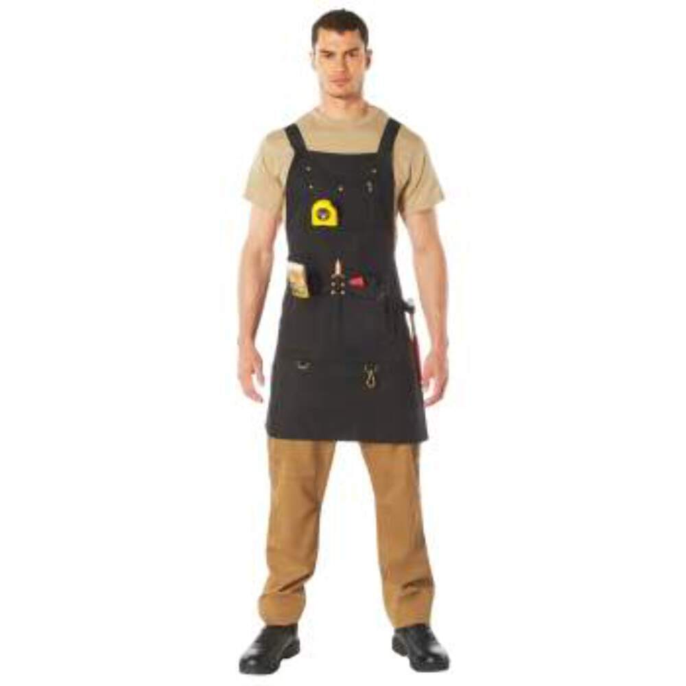 Rothco Canvas Full Work Apron Black 42028