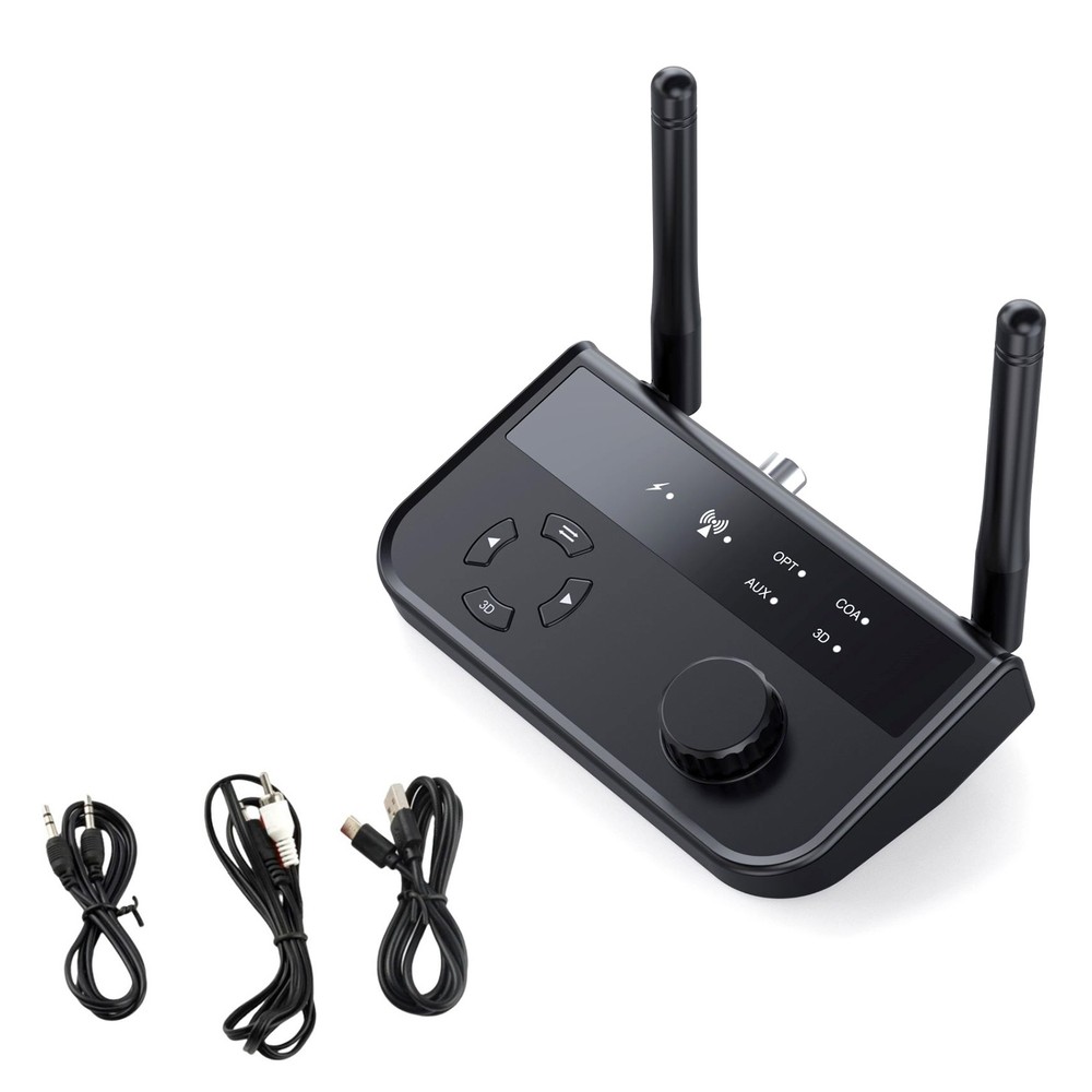 5.3 version New Bluetooth Transmitter Receive With Smart One to Two Sharing