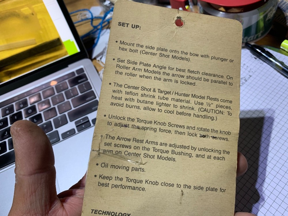 Flight Master Torque Adjustable arrow rests (21379)