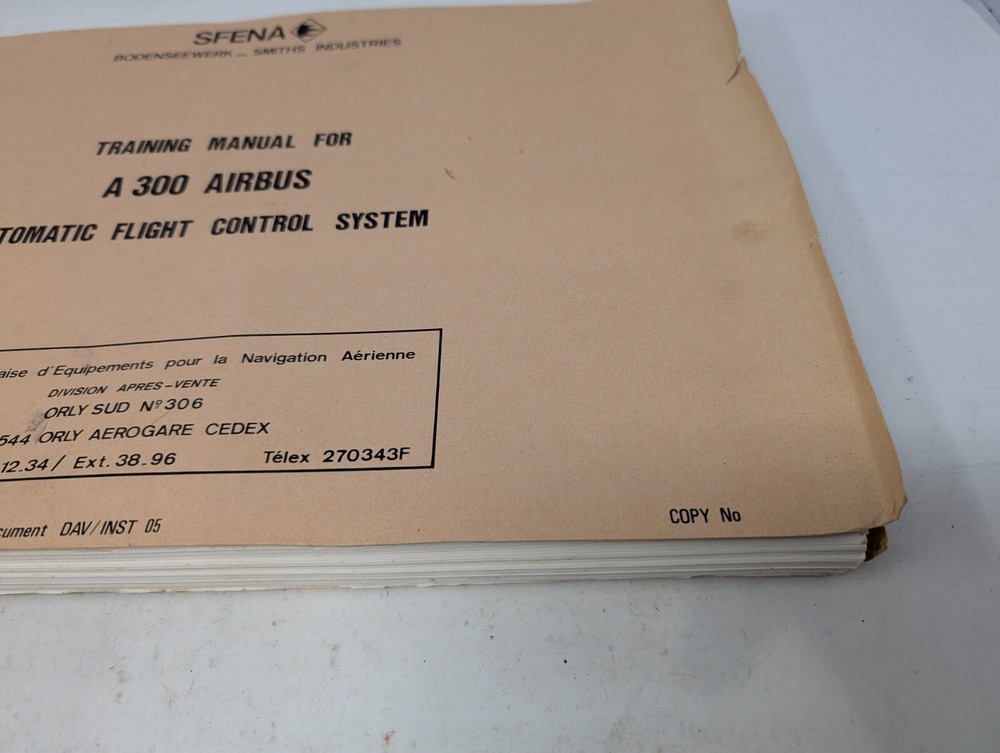 SFENA Training Manual For A300 Airbus Automatic Flight Control System (217)