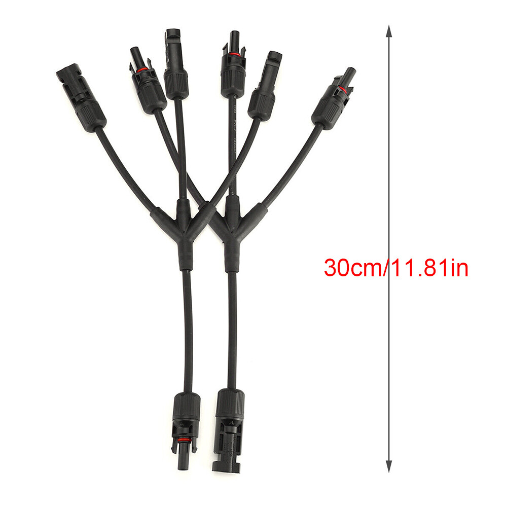 2PCS 30A Y Type Solar Panel Cable for FFM MMF PV Wire Connector T Splitter Tools