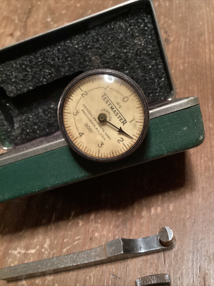 Vintage Federal M2 Testmaster Dial Indicator .0001