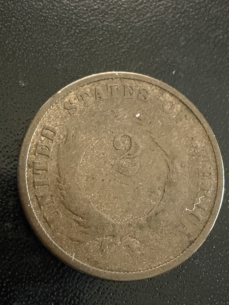1872 Two 2 Cent Piece G