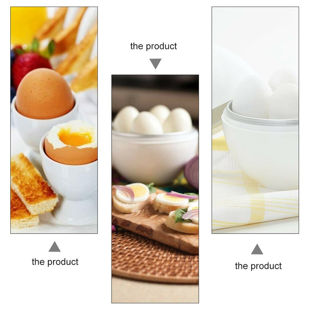 1pc Microwave Egg Boiler Home Egg Shape Cooker Simple Steamer